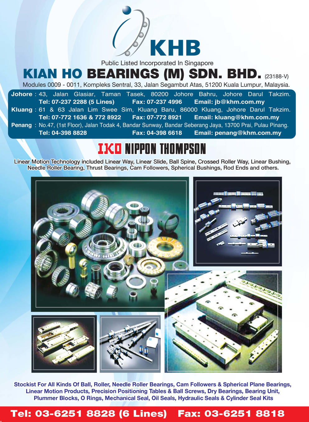 KIAN HO BEARINGS (M) SDN. BHD.