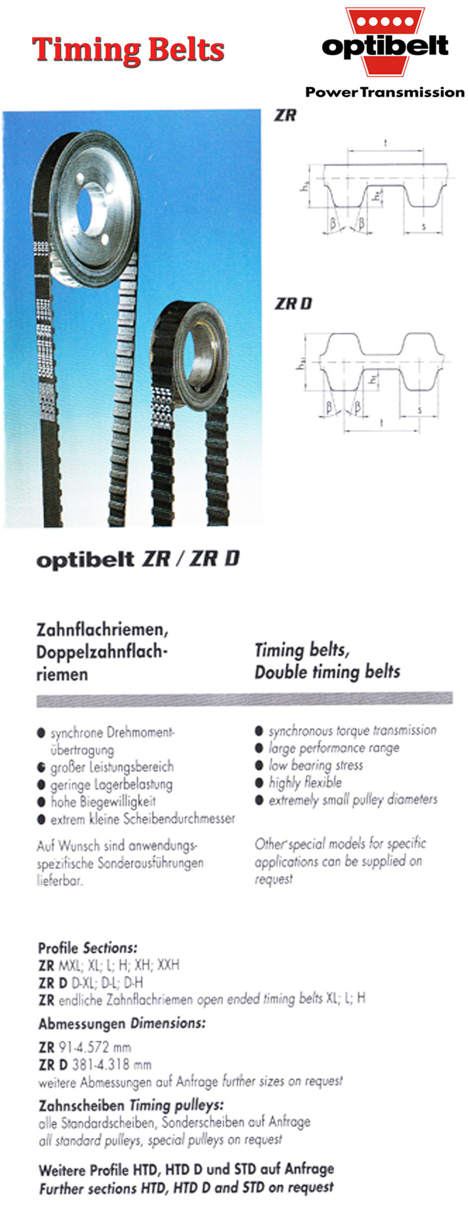 Optibelt ZR /ZR D