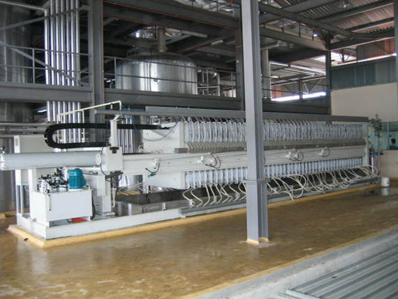 Filterpress installation - at site