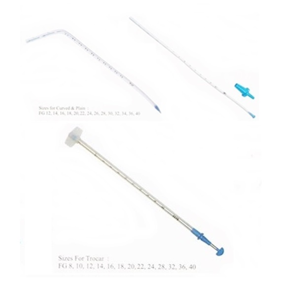 Thoracic Catheter (Plain,Trocar & Curved)