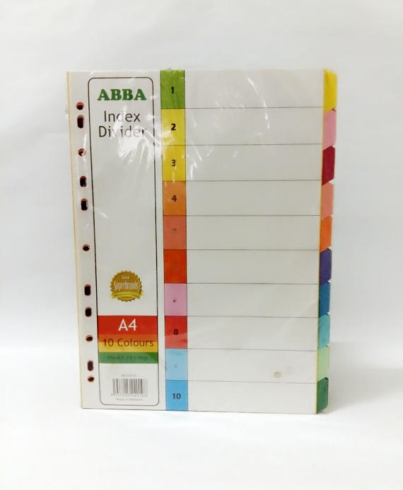 ABBA Index devider 10 colour