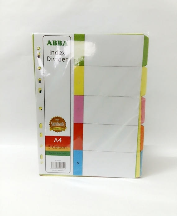 ABBA Index Divider 5 colour