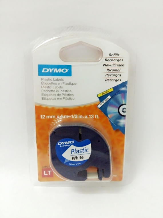 Dymo Plastic Label Marker-White