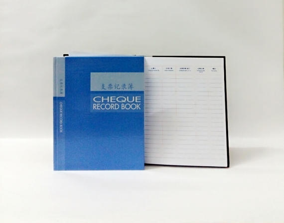 Unicorn Cheque Record Book