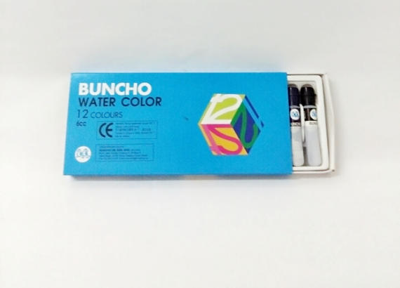Buncho Water Colour 12 Colour-6cc