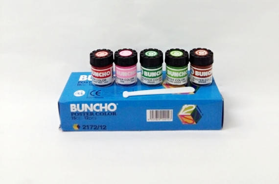 Buncho Poster Colour 12Colour-15cc
