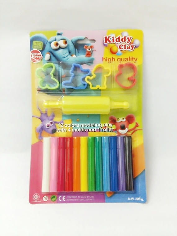 Modelling Clay Set 4 mold+Roller