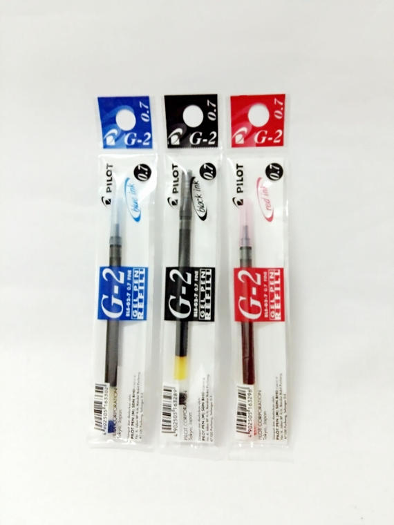 Pilot G2 Gel Ink Pen Refill 0.7mm