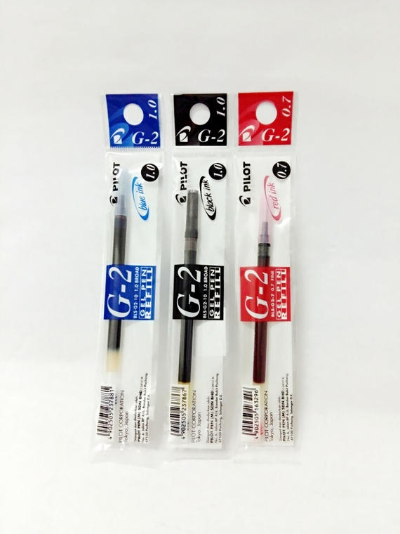 Pilot G2 Gel Ink Pen Refill 1.0mm