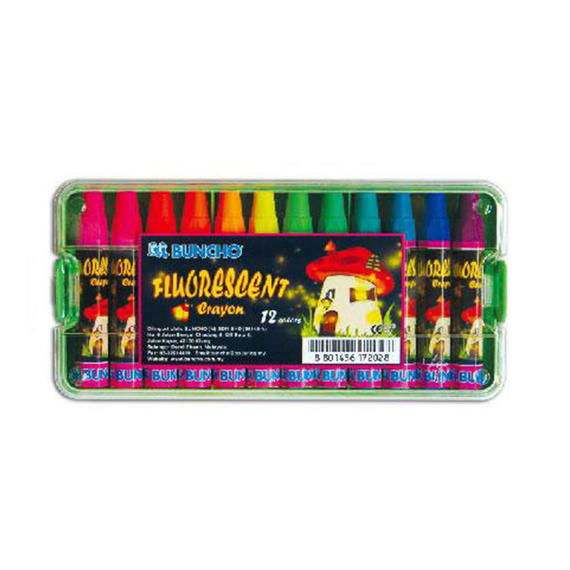 Buncho 12colour Florescent Cryon
