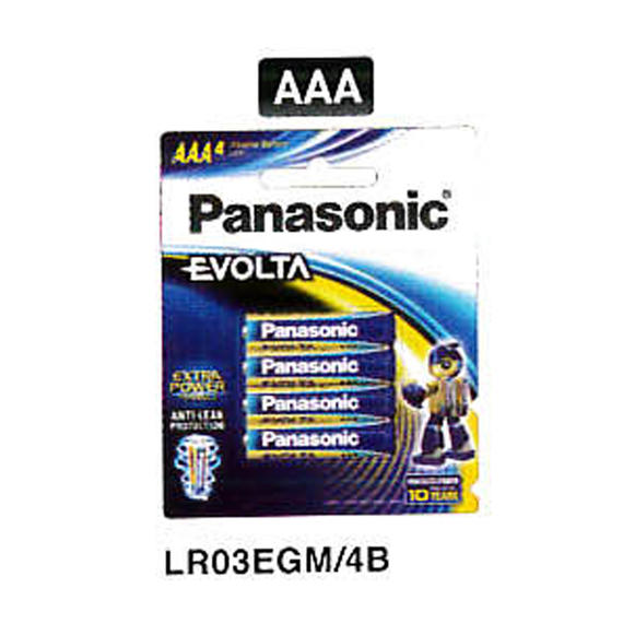 Panasonic LR03EGM/4B AAA Battery