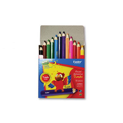 F-1973 12s Faster Jumbo Colour Pencil