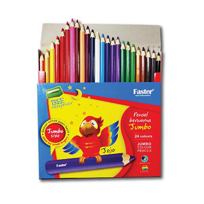 F-1979-24L Faster Jumbo Colour Pencil