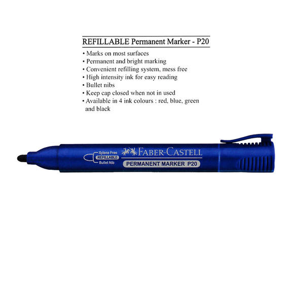 Faber-Castell Refillable P20 Permanent Marker