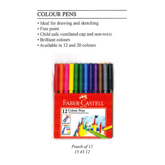 Faber-Castell 20 Colour Pens
