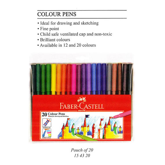 Faber-Castell 20Colour Pens