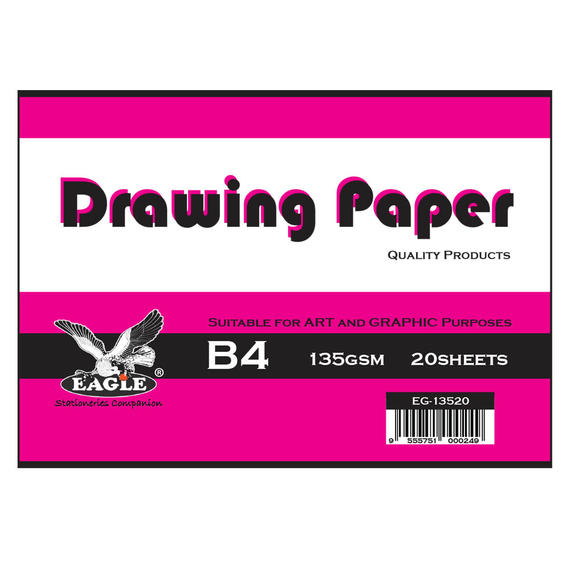 Eagle EG13520 135gsm 20Sheets Drawing Paper