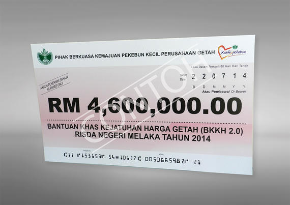 MOCK CHEQUE