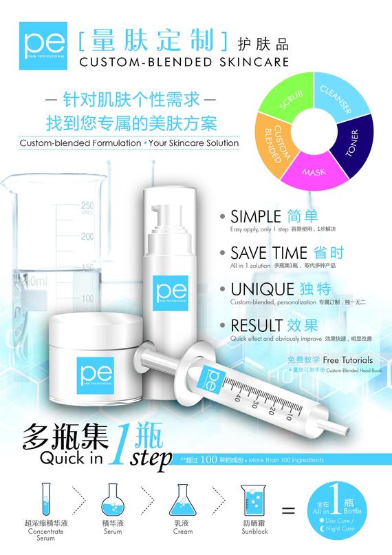 custom blended skincare 量肤定制护肤品