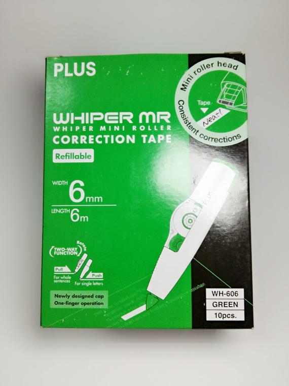 Plus Whisper Mr Correction Tape 6mmx6m