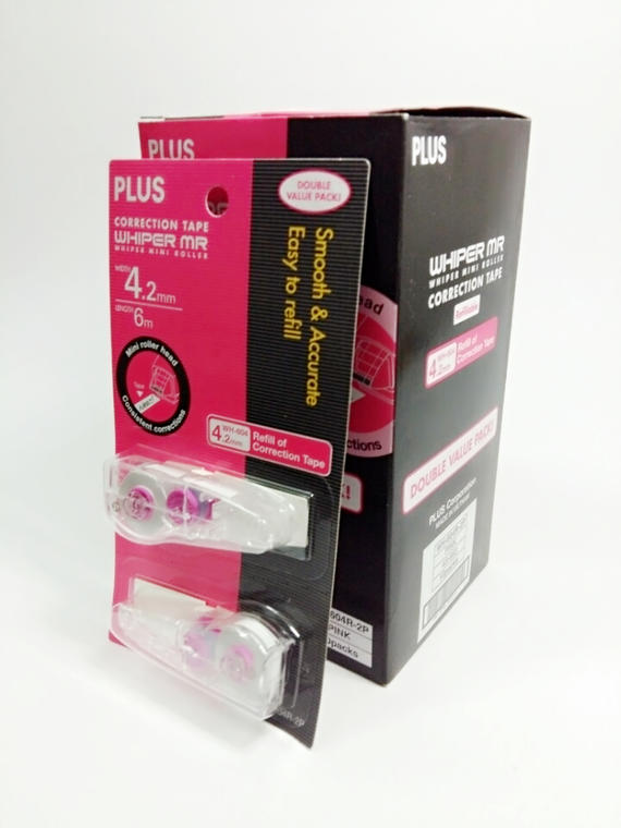 Plus Correction Tape Refill 4.2mmx6m 2R