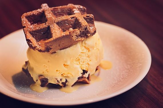 Cute Ice Cream Sandwich Waffle