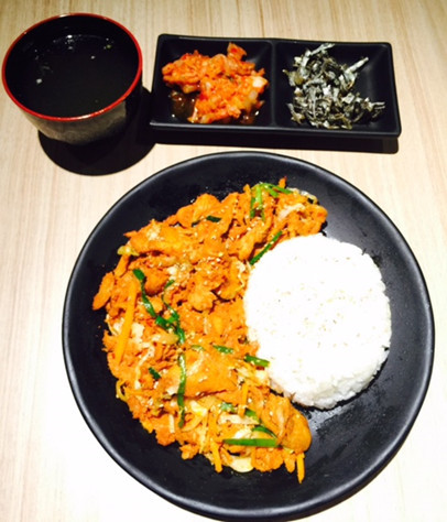 Dak Bulgogi with Rice set