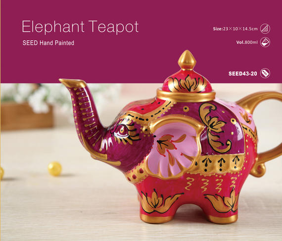 SEED043-20 Elephant Teapot