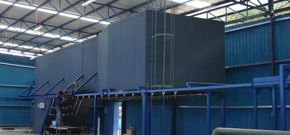 Industrial Powder Coating Oven With Pre-Heating System