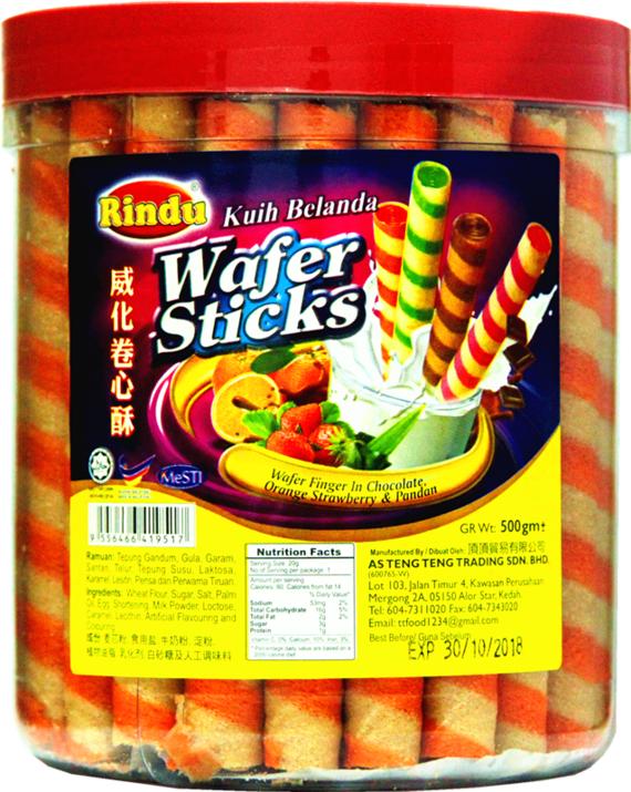 ROLL WAFER 500G - ORANGE