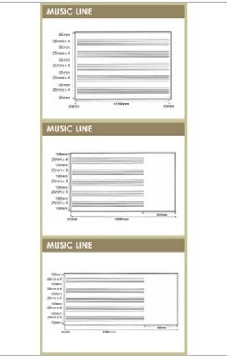 Planner Board - Music Line