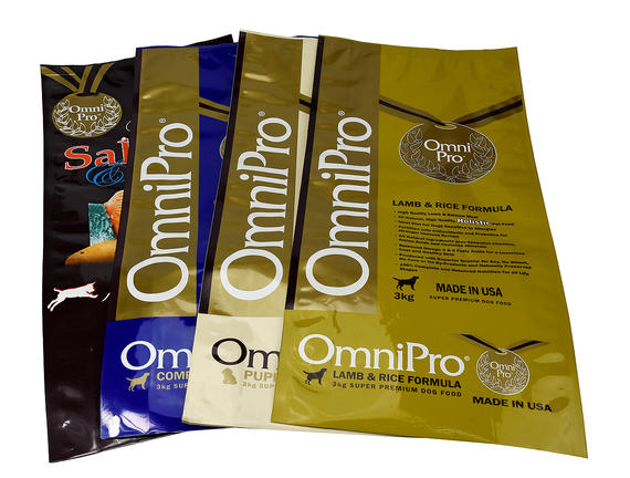 Four Side Seal pet food bag
