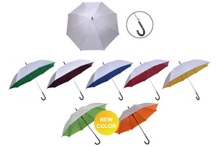 24" Silver Coated Umbrella