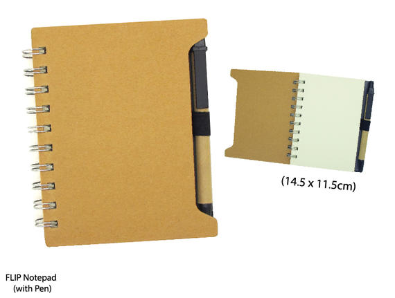 Flip Notepad(with pen)