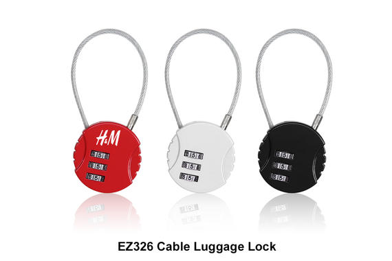 EZ326 Cable Luggage Lock