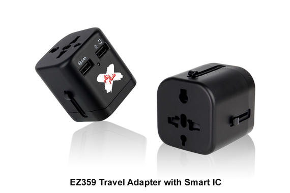 EZ359 Travel Adapter with Smart IC