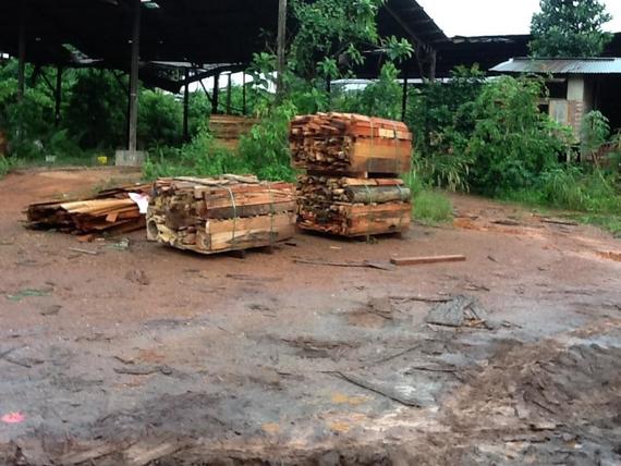Waste Wood Slaboffcut