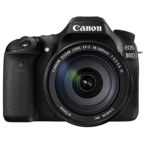 CANON EOS 80D DSLR CAMERA WITH EF-S 18-200MM F/3.5-5.6 IS LENS (FREE 16GB MEMORY CARD & CAMERA BAG) (CANON MALAYSIA)