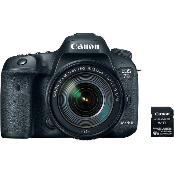 CANON EOS 7D Mark II DSLR CAMERA WITH EF-S 18-135MM LENS & W-E1 WI-FI ADAPTER (CANON MALAYSIA)