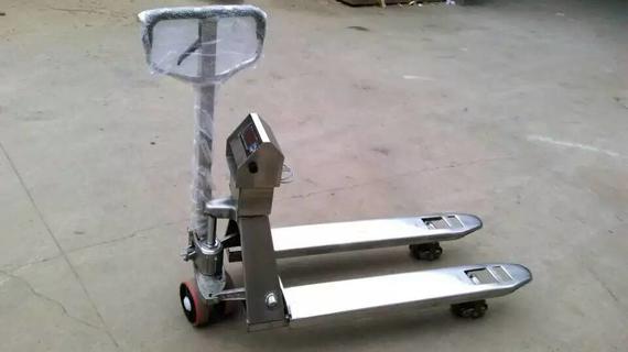 Stainless Steel Hand Pallet Truck with Scale