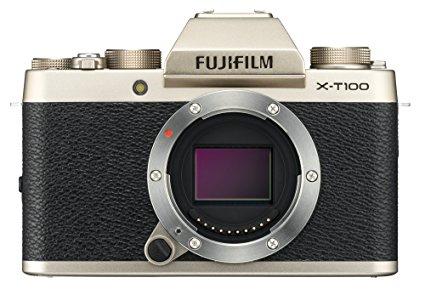 [NEW ARRIVAL] FUJIFILM X-T100 (BODY ONLY, CHAMPAGNE GOLD) (FREE 32GB MEMORY CARD) (FUJIFILM MALAYSIA)