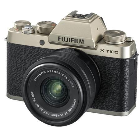 [NEW ARRIVAL] FUJIFILM X-T100 DIGITAL CAMERA WITH XC 15-45MM F/3.5-5.6 OIS PZ (CHAMPAGNE GOLD) (FREE 32GB MEMORY CARD) (FUJIFILM MALAYSIA)