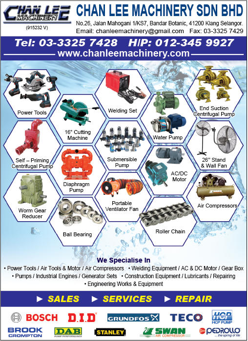 CHAN LEE MACHINERY SDN BHD