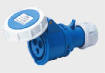 STRAIGHT CONNECTOR  SFN-2232 32A 3P AC240V STR CONNECTOR BLUE IP67