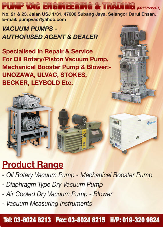 PUMP VAC ENGINEERING & TRADING