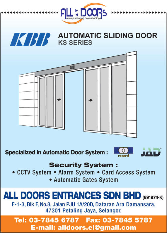 ALL DOORS ENTRANCES SDN. BHD.