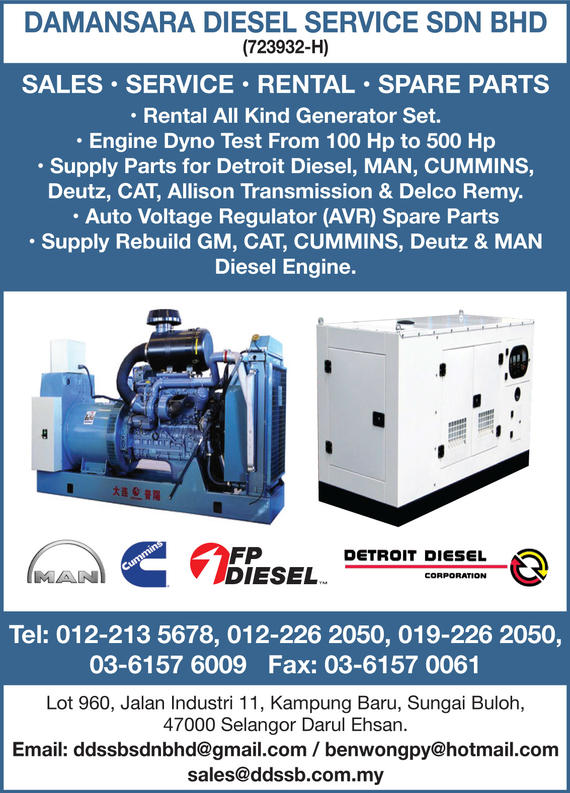 DAMANSARA DIESEL SERVICE SDN. BHD.