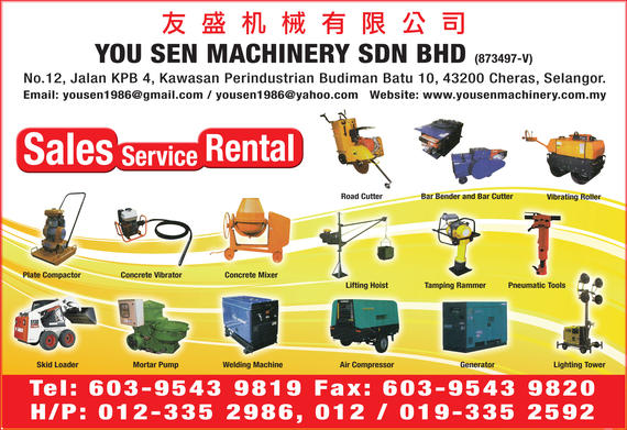 YOU SEN MACHINERY SDN. BHD.