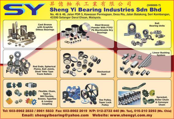 SHENG YI BEARING INDUSTRIES SDN. BHD.