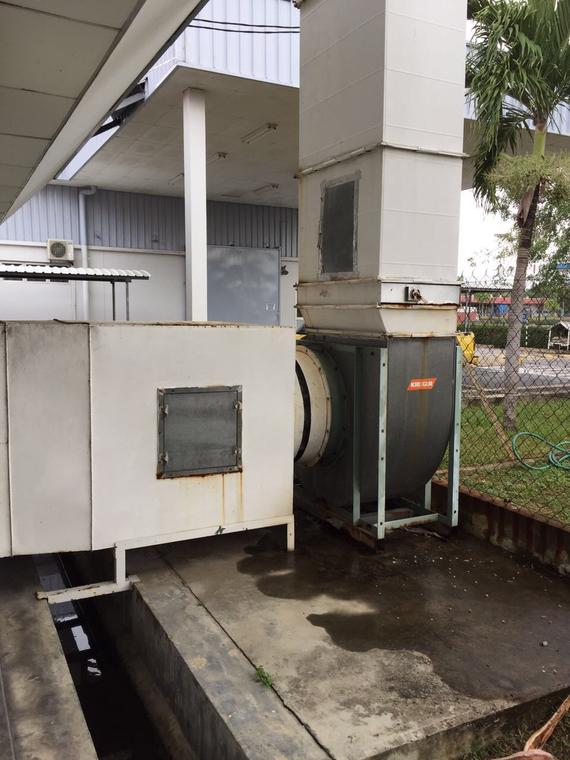 Gas piping and exhaust ducting